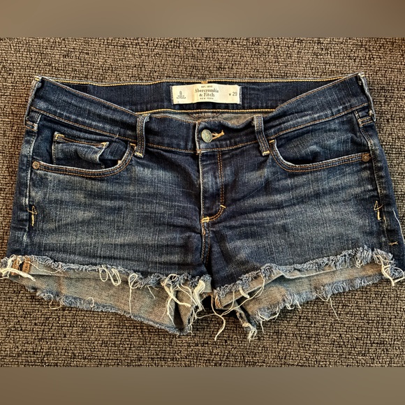 Abercrombie & Fitch Pants - Abercrombie & Fitch Women's Blue Denim Shorts